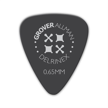 Delrinex ISO Pro Picks 0.65mm [Black]