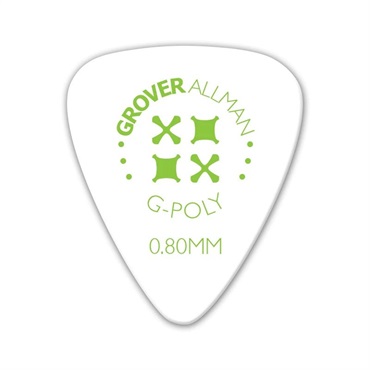 G-Poly(TM) ISO Shape Pro Picks 0.80mm(White)