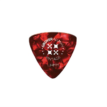 Grover Allman Vintage Celluloid Large Triangle 1.14mm (RED)