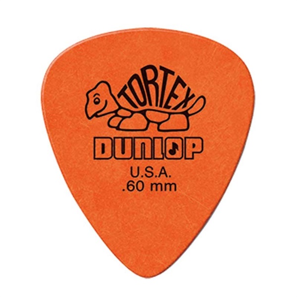 418R Tortex Standard Picks 0.60mm (Orange)の商品画像