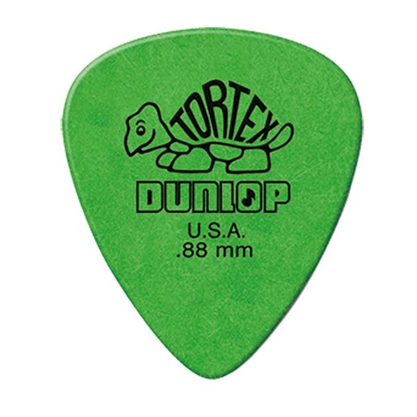 418R Tortex Standard Picks 0.88mm (Green)の商品画像