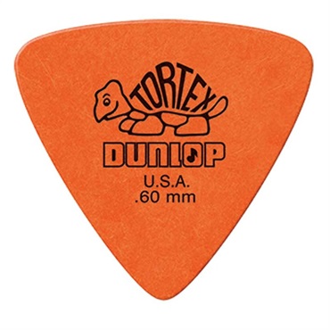 431R Tortex Triangle Picks 0.60mm (Orange)