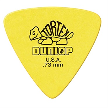 Dunlop (Jim Dunlop) 431R Tortex Triangle Picks 0.73mm (Yellow)
