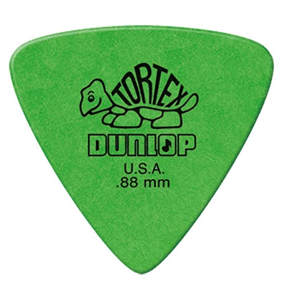 431R Tortex Triangle Picks 0.88mm (Green)の商品画像
