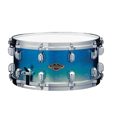 WBSS65-MBI [Starclassic Walnut/Birch Snare Drum 14''×6.5'' - Molten Blue Ice Fade]