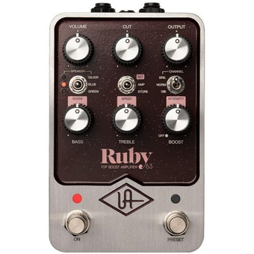 【夏のボーナスセール】【特別価格プロモーション】UAFX Ruby '63 Top Boost Amplifier（ユニバーサルオーディオ）プリアンプ