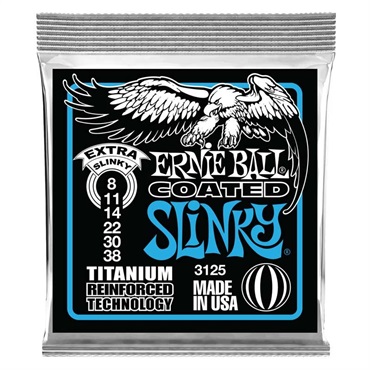 Extra Slinky Titanium RPS Coated Electric Guitar Strings #3125