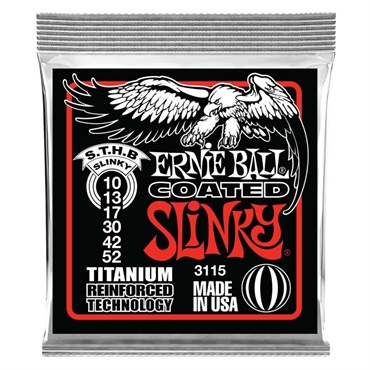 Skinny Top/ Heavy Bottom Slinky Titanium RPS Coated Electric Guitar Strings #3115