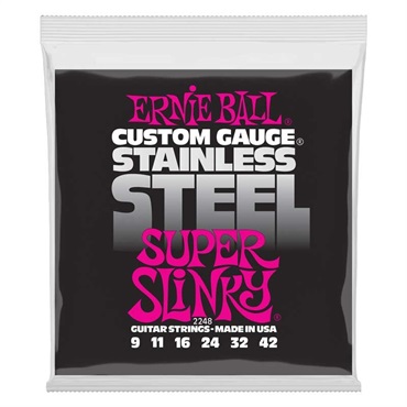Super Slinky Stainless Steel Electric Guitar Strings #2248