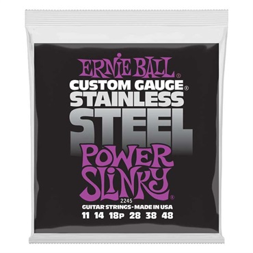 Power Slinky Stainless Steel Electric Guitar Strings #2245