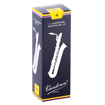 《硬さ：4》バリトンサックス用リード バンドレン Traditional(青箱) 【宅配便発送】【正規輸入品】