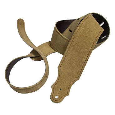 Purist Suede Guitar Strap 3A-H-BR (HONEY)