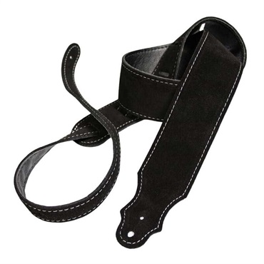 Purist Suede Guitar Strap 3A-BK-S (BLACK)