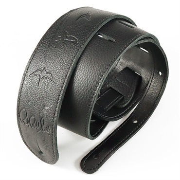 P.R.S. Leather Birds Strap (Black)