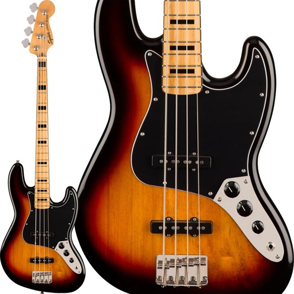Classic Vibe '70s Jazz Bass Maple Fingerboard (3-Color Sunburst)の商品画像