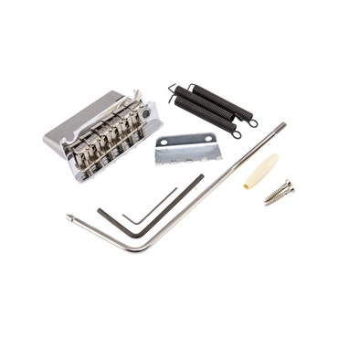 American Professional Strat Bridge Assembly， Chrome [#0992004000]