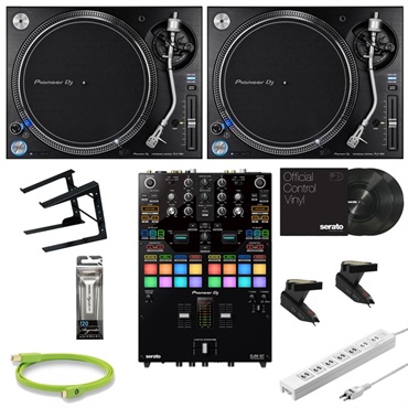 Pioneer DJ PLX-1000 + DJM-S7 スクラッチDJ入門10点セット (パイオニアディージェー)