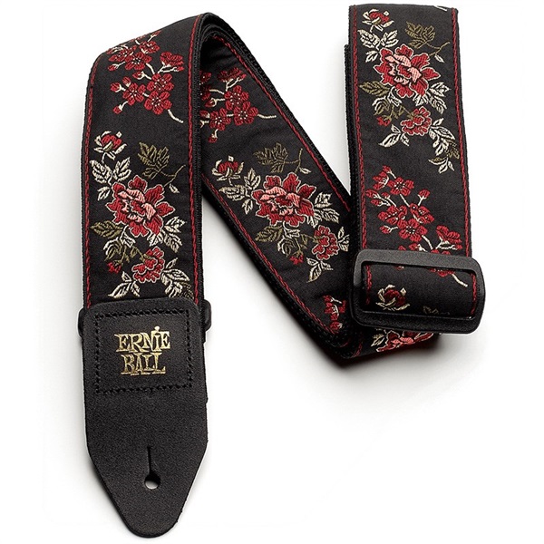 【夏先取り大特価セール】Red Rose Jacquard Guitar Strap [#P04142]の商品画像
