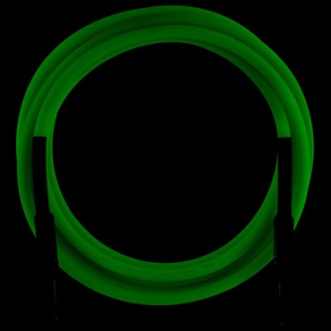 Fender USA PROFESSIONAL SERIES GLOW IN THE DARK CABLE 10feet (GREEN)(#0990810119)