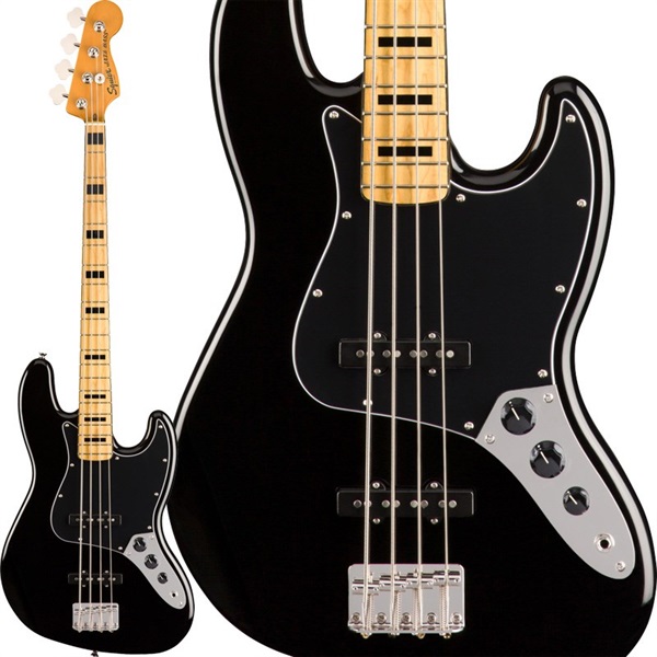 Classic Vibe '70s Jazz Bass Maple Fingerboard (Black)の商品画像