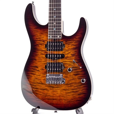 DST-Pro24 Quilt Maple Top(Tiger Eye Burst) w/Buzz Feiten Tuning System