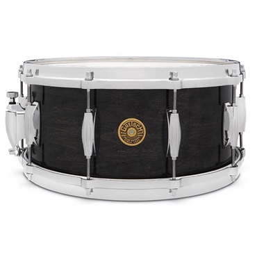 USA Custom Ridgeland Snare Drum 14×6.5 - Ebony Gloss [GRGL6514S1CLXT EB]