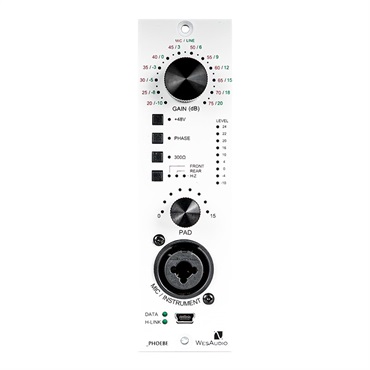 【ウェスオーディオTech From Saturnセール！】【お取り寄せ商品】_PHOEBE (API500シリーズ)(ウェスオーディオ)(マイクプリアンプ)(1073スタイル)
