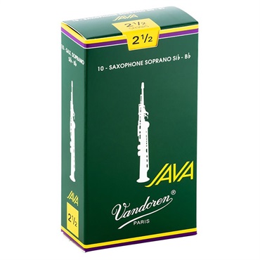 VANDOREN 《硬さ：2-1/2》ソプラノサックス用リード バンドレン JAVA(ジャバ) 【宅配便発送】【正規輸入品】