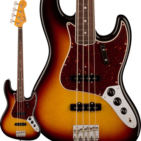 American Vintage II 1966 Jazz Bass (3-Color Sunburst/Rosewood) 【The Spring Summer 2026 Campaign】の商品画像