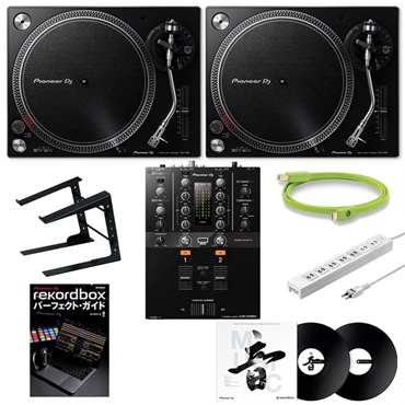 PLX-500-K + DJM-250MK2 ターンテーブルDJ初心者8点セット