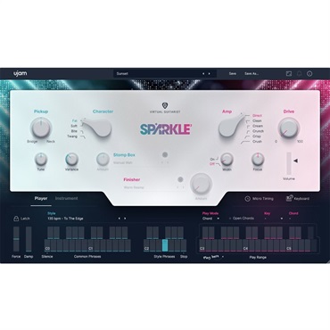 【みんなが選んだUJAM TOP15セール！】Virtual Guitarist SPARKLE 2(ユージャム)(ヴァーチャルギタリスト)(オンライン納品)(2時間以内に納品)