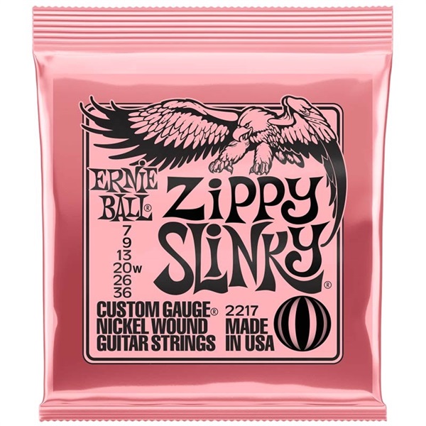 Zippy Slinky Nickel Wound Electric Guitar Strings 07-36 #2217の商品画像