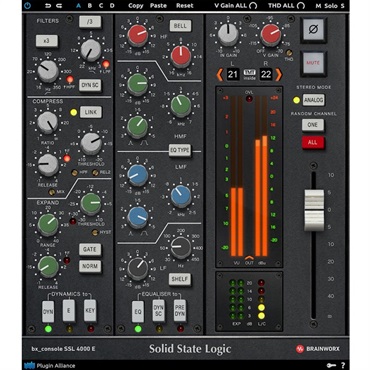【プラグインアライアンスPABX June Sale！延長！】Brainworx bx_console SSL 4000 E (プラグインアライアンス)(オンライン納品)(2時間以内に納品)