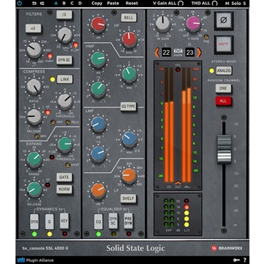 【プラグインアライアンスPABX June Sale！延長！】Brainworx bx_console SSL 4000 G (プラグインアライアンス)(オンライン納品)(2時間以内に納品)