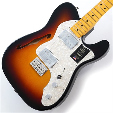 American Vintage II 1972 Telecaster Thinline (3-Color Sunburst/Maple) 【The Spring Summer 2026 Campaign】