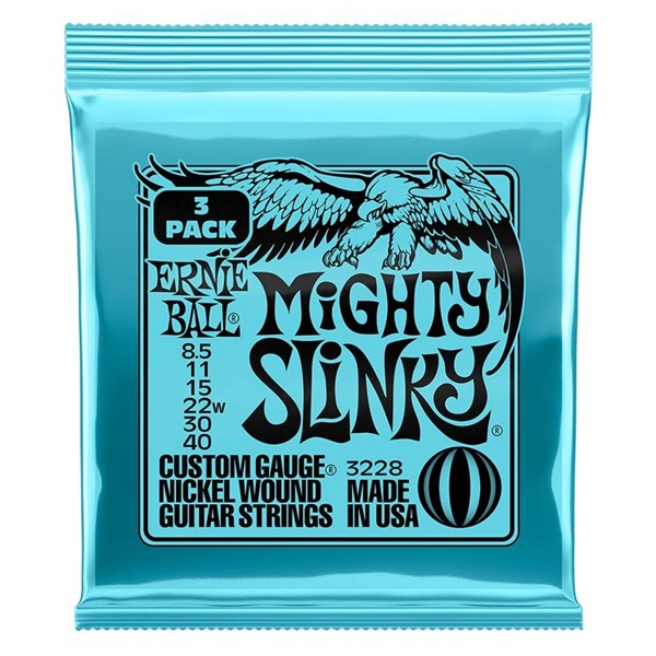 Mighty Slinky Nickel Wound Electric Guitar Strings 3 Pack #3228の商品画像