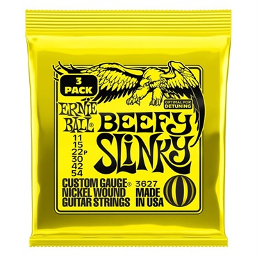Beefy Slinky Nickel Wound Electric Guitar Strings 3 Pack #3627