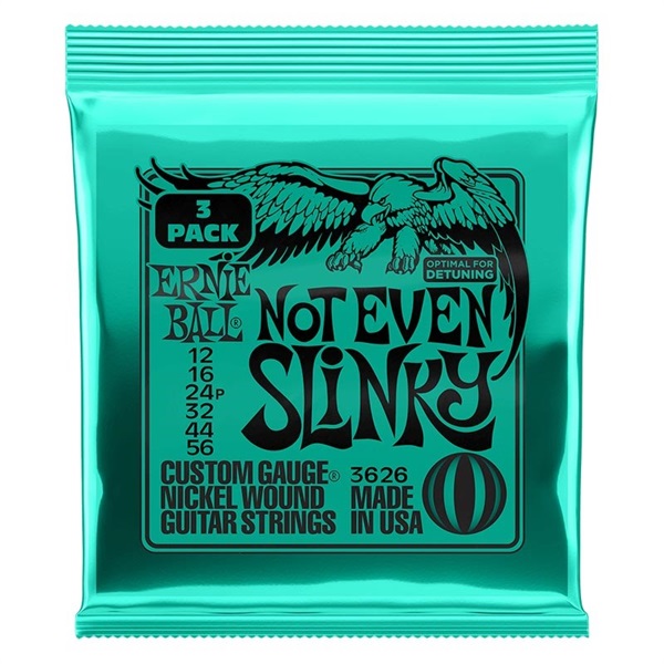 Not Even Slinky Nickel Wound Electric Guitar Strings 3 Pack #3626の商品画像