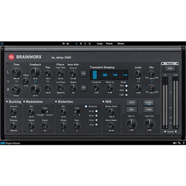【プラグインアライアンスPABX June Sale！延長！】Brainworx bx_delay 2500(オンライン納品)(2時間以内に納品)