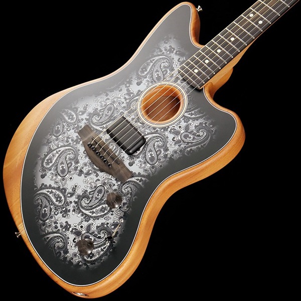 Fender FSR American Acoustasonic Jazzmaster (Black Paisley/Ebony Fingerboard) フェンダーの商品画像