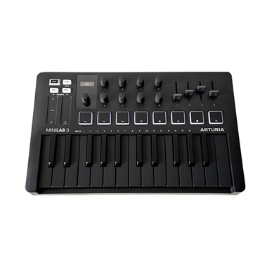 MINILAB 3 DB 【NKS対応製品・Komplete 15 Select無償提供】(Deep Black・ディープブラック)(25鍵・USB・MIDIキーボード)(アートリア)(MINILAB3)