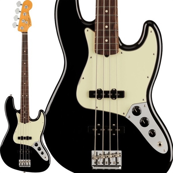 American Professional II Jazz Bass (Black/Rosewood)【生産完了品】 【夏先取り大特価セール】 【The Spring Summer 2026 Campaign】の商品画像