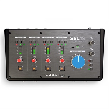 SSL(Solid State Logic) 【夏先取り大特価セール】【旧価格在庫】SSL12(最大12in/8out USB 3.0 Type C)(SSL 12)(オーディオインターフェイス)(エスエスエル)(DTM)