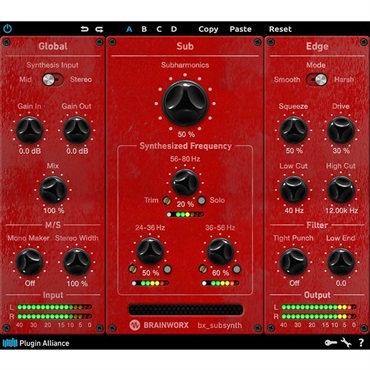 Plugin Alliance 【PABX May Sale 2026！】Brainworx bx_subsynth(オンライン納品)(2時間以内に納品)