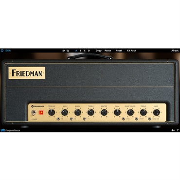 Plugin Alliance 【プラグインアライアンスPABX June Sale！延長！】Friedman BE-100(オンライン納品)(2時間以内に納品)