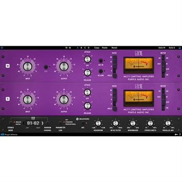 【プラグインアライアンスPABX June Sale！延長！】Purple Audio MC77(オンライン納品)(2時間以内に納品)