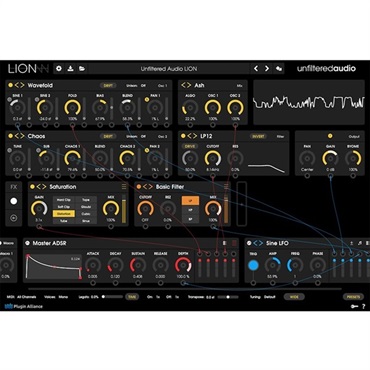 【プラグインアライアンスPABX June Sale！延長！】Unfiltered Audio LION(オンライン納品)(2時間以内に納品)