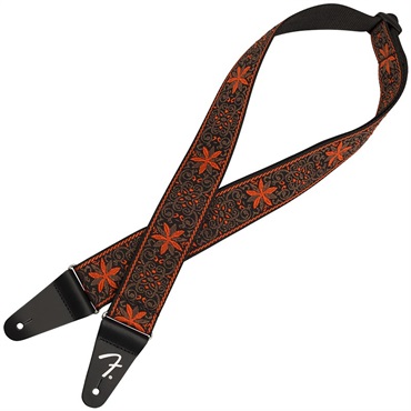 Fender USA 【夏先取り大特価セール】Pasadena Woven Strap (Orange Wallflower) [#0990638028]