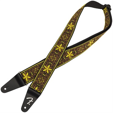 Fender USA 【夏先取り大特価セール】Pasadena Woven Strap (Yellow Wallflower) [#0990638037]