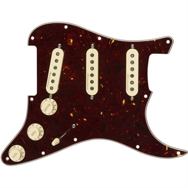 Pre-Wired Strat Pickguard， Vintage Noiseless SSS (Tortoise Shell) [#0992344500]